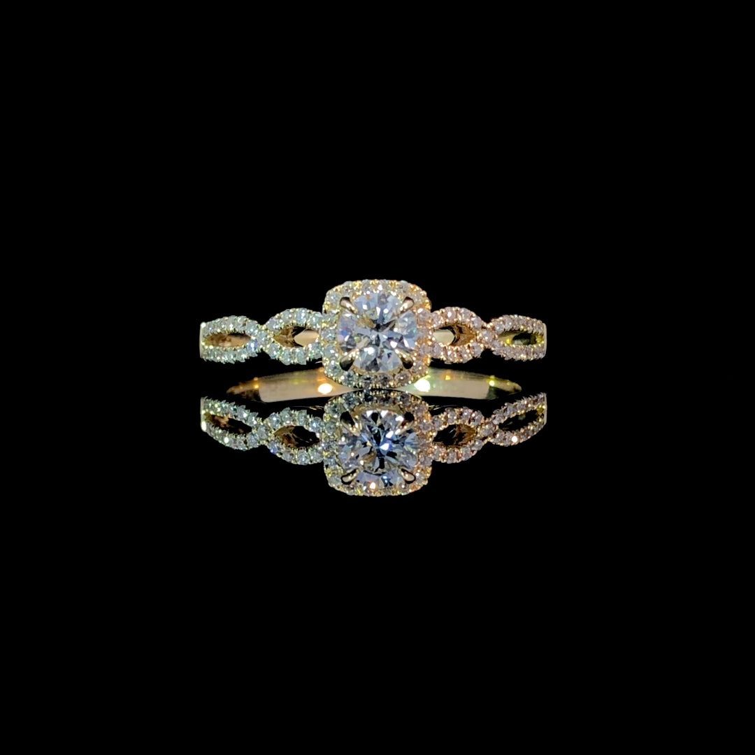 166488 - .80ctw diamond ring