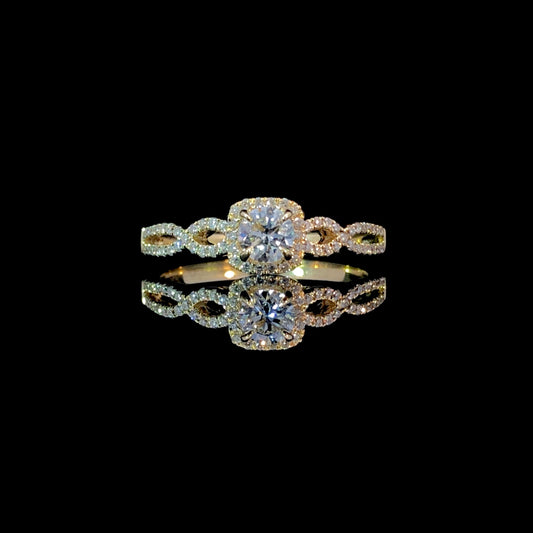 166488 - .80ctw diamond ring