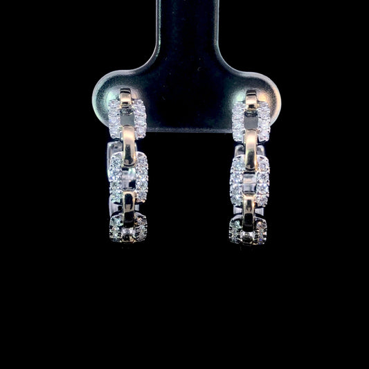 164992 - .41 ctw diamond earrings