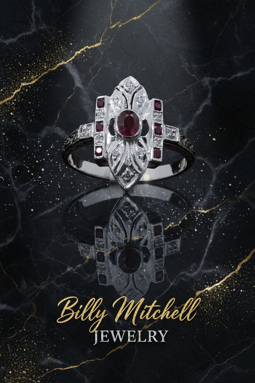 137759 - .40 ctw ruby and diamond ring
