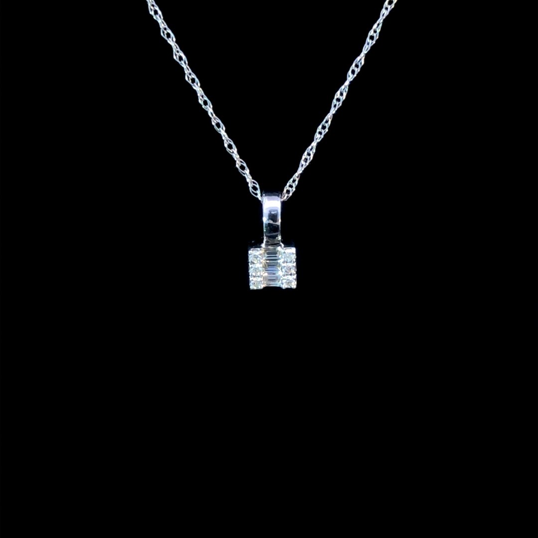 163835 - .60 ctw diamond pendant