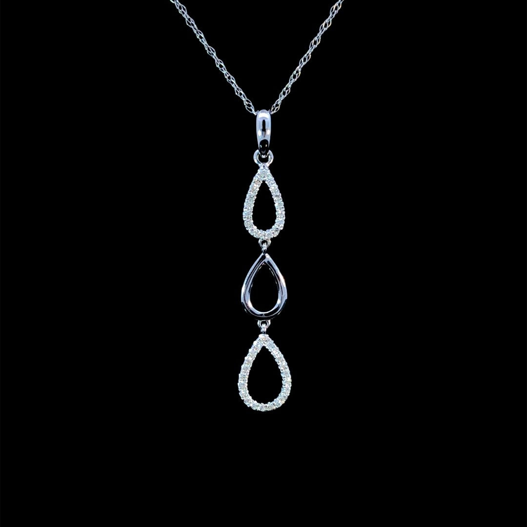 163918 - .15 ctw diamond pendant