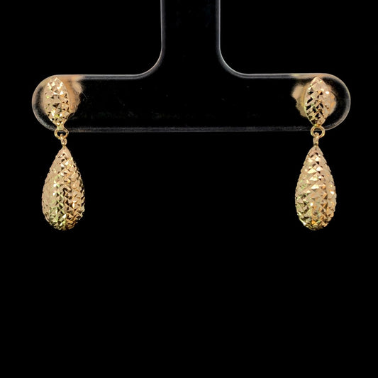 Gold earrings