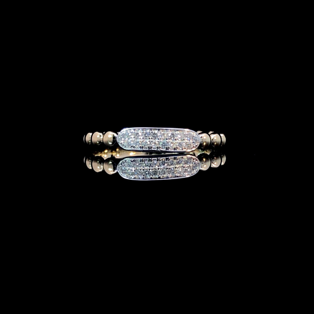 166518 - .09ctw diamond band