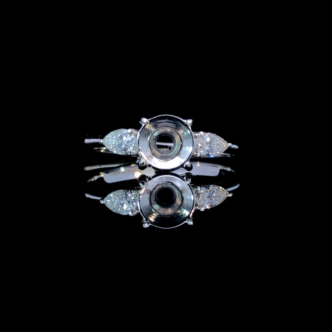 162532 - .24 ctw diamond semi mount