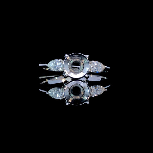 162532 - .24 ctw diamond semi mount