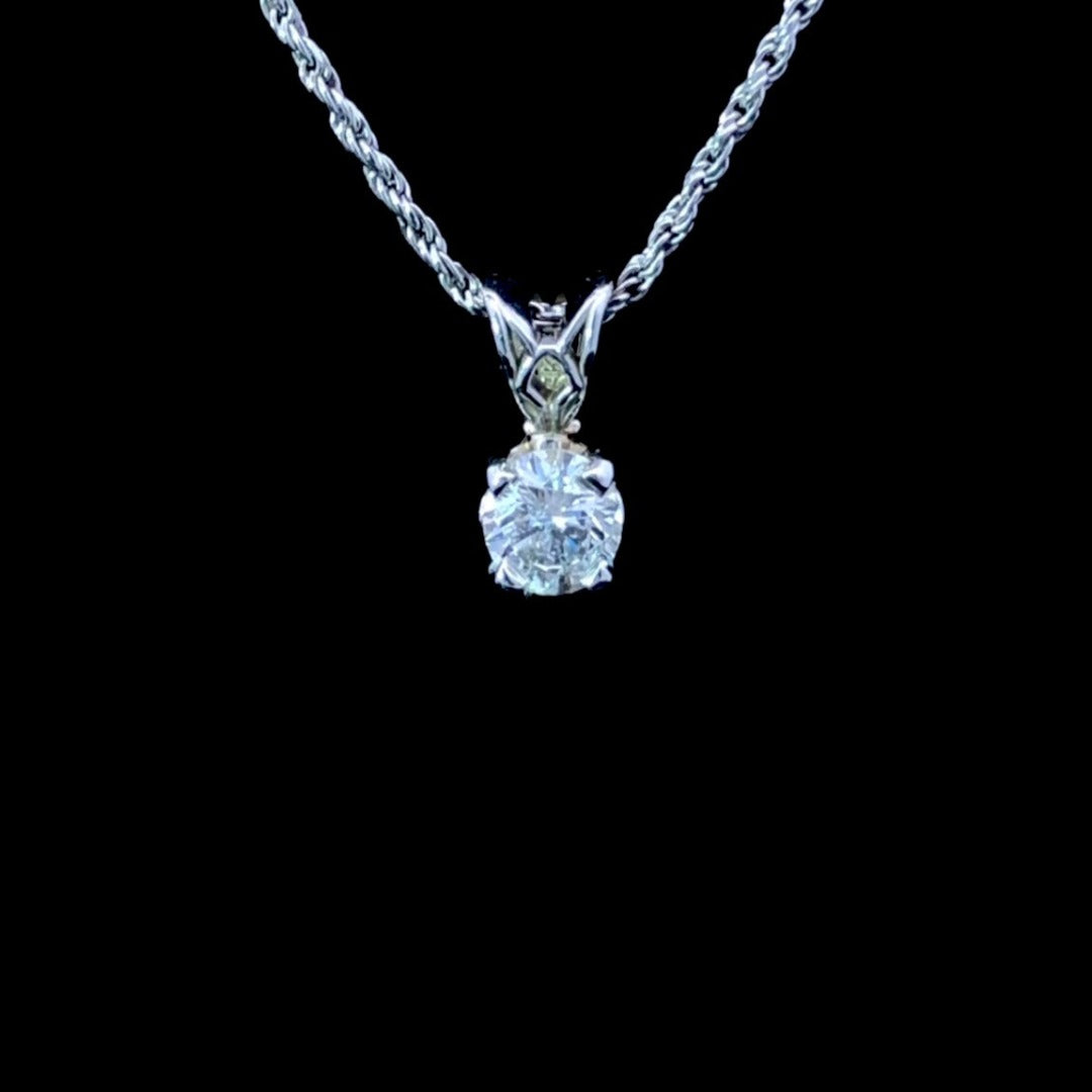 159688 - .42 ctw diamond pendant