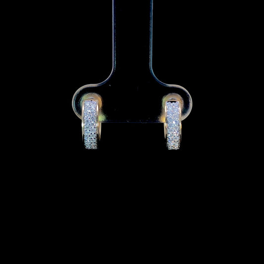 165421 - .25 ctw diamond earrings