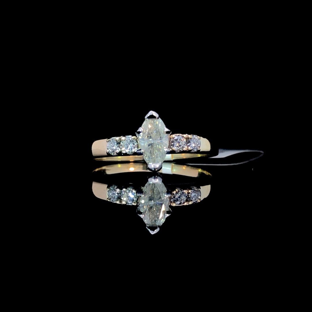 166503 - 1.28ctw diamond ring