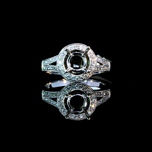 146232 - .62 ctw diamond semi mount
