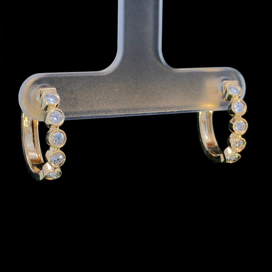 161743 - .40 ctw diamond hoops