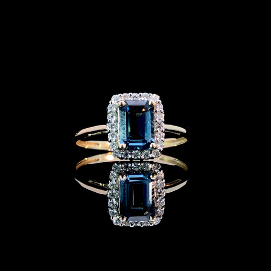 166535 - 1.00ctw topaz ring