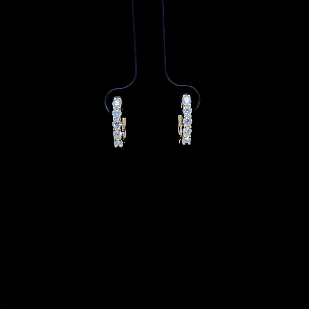 164251 - .50 ctw diamond hoops