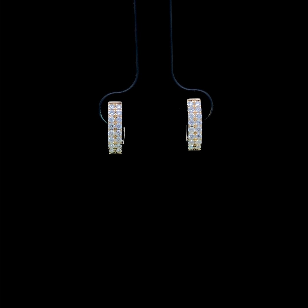 163887 - .33 ctw diamond hoops