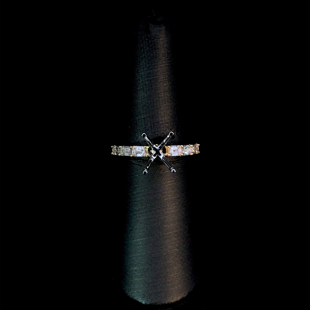 166349 - .53ctw diamond semi mount