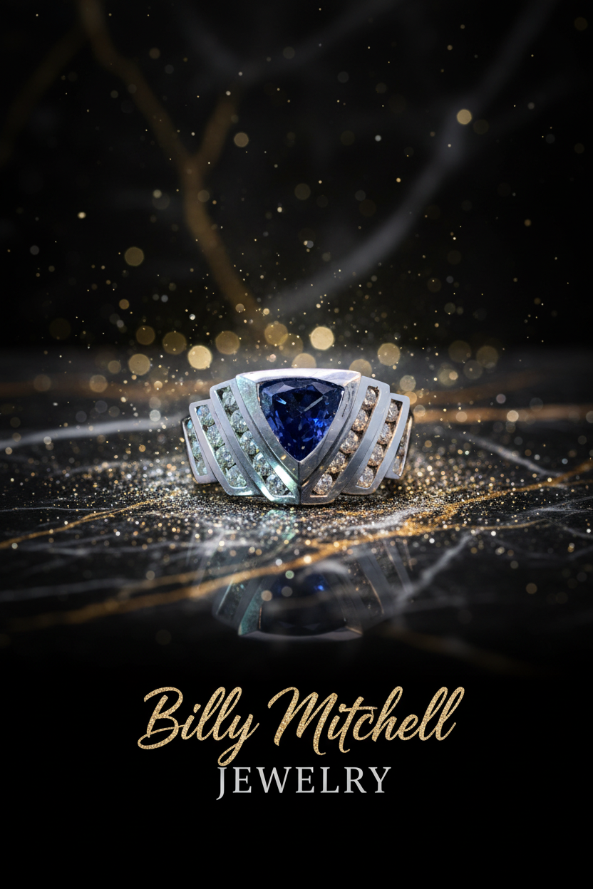 140406 - 1.90 ctw Tanzanite and diamond ring