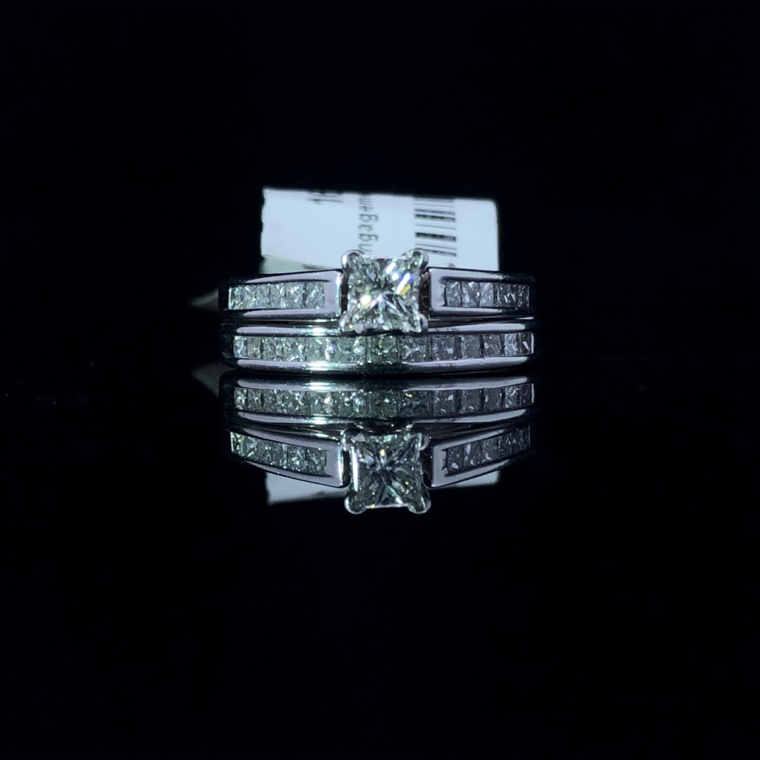 161762 - .67 ctw Diamond wedding set