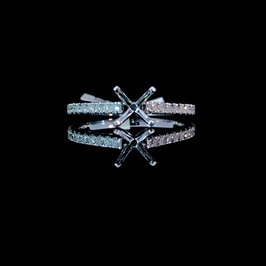 164889 - .43 ctw diamond semi mount