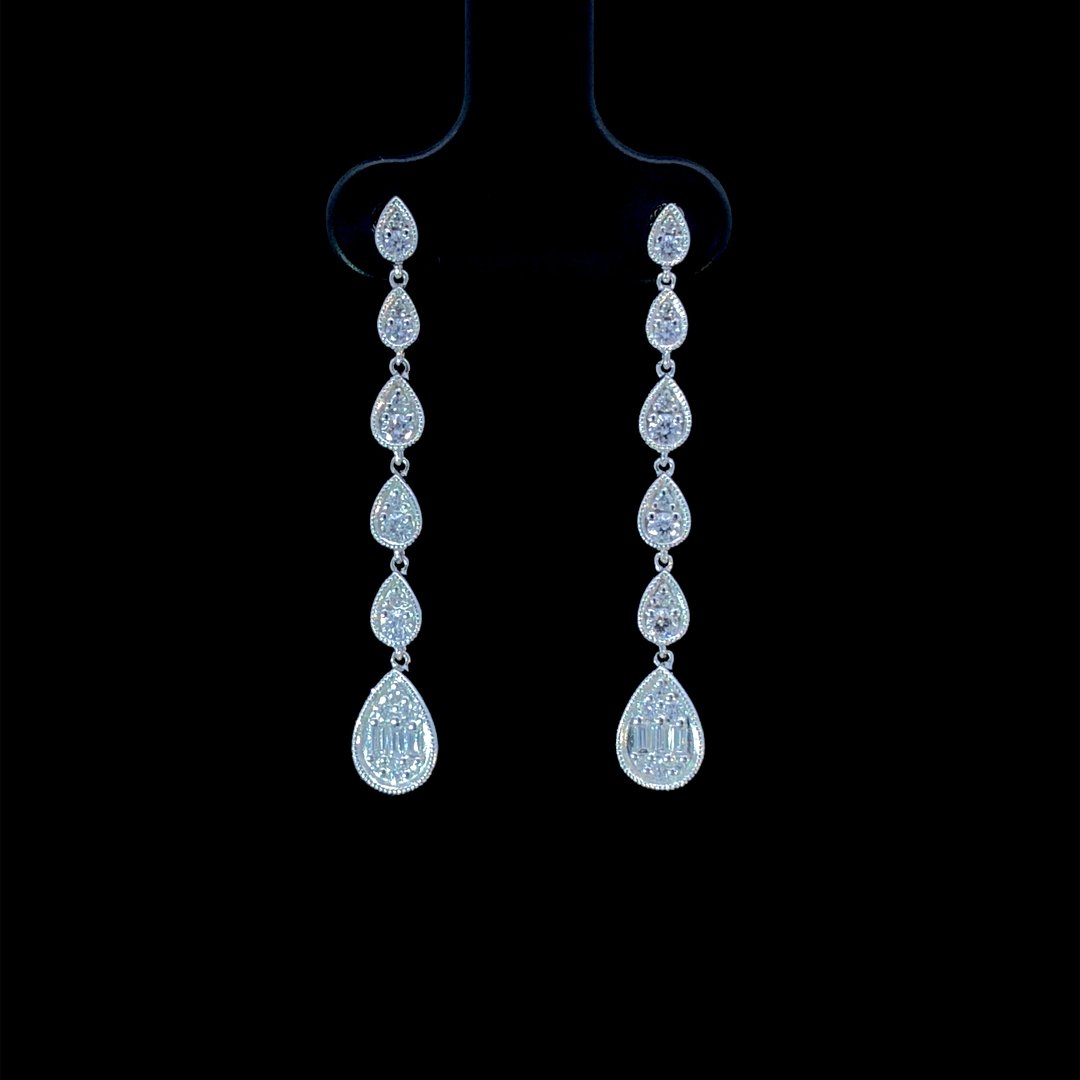 164266 - .50 ctw diamond earrings