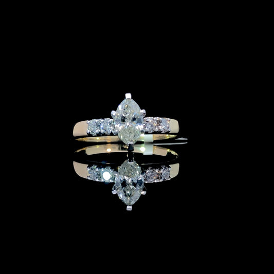 166501 - 1.32ctw diamond ring
