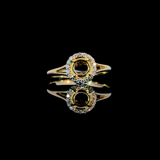 162534 - .09 ctw diamond semi mount