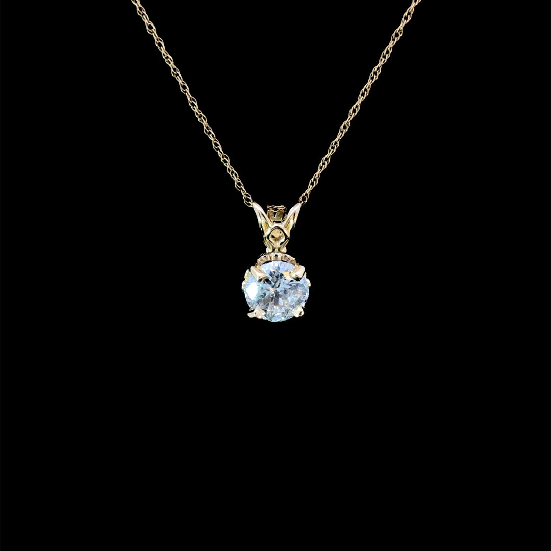 165646 - 1.03 ctw diamond pendant
