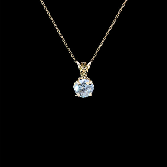 165646 - 1.03 ctw diamond pendant