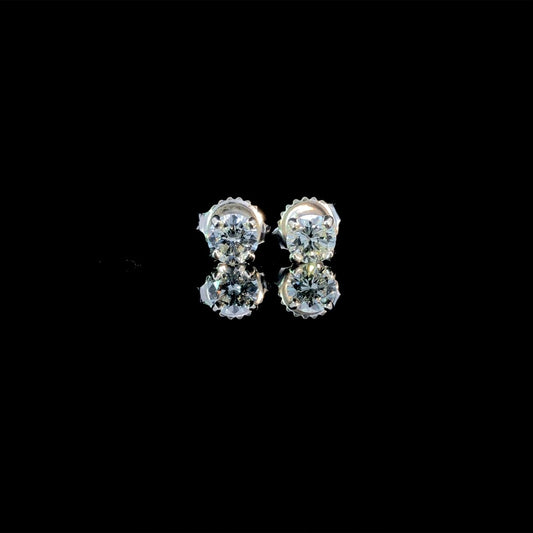 164471 - .82 ctw diamond studs
