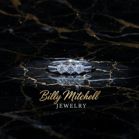 117354 - .40 ctw three stone diamond ring