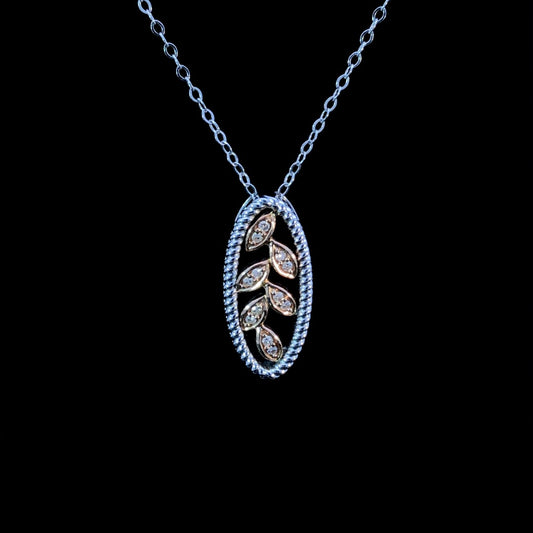 157195 - .12 ctw diamond necklace