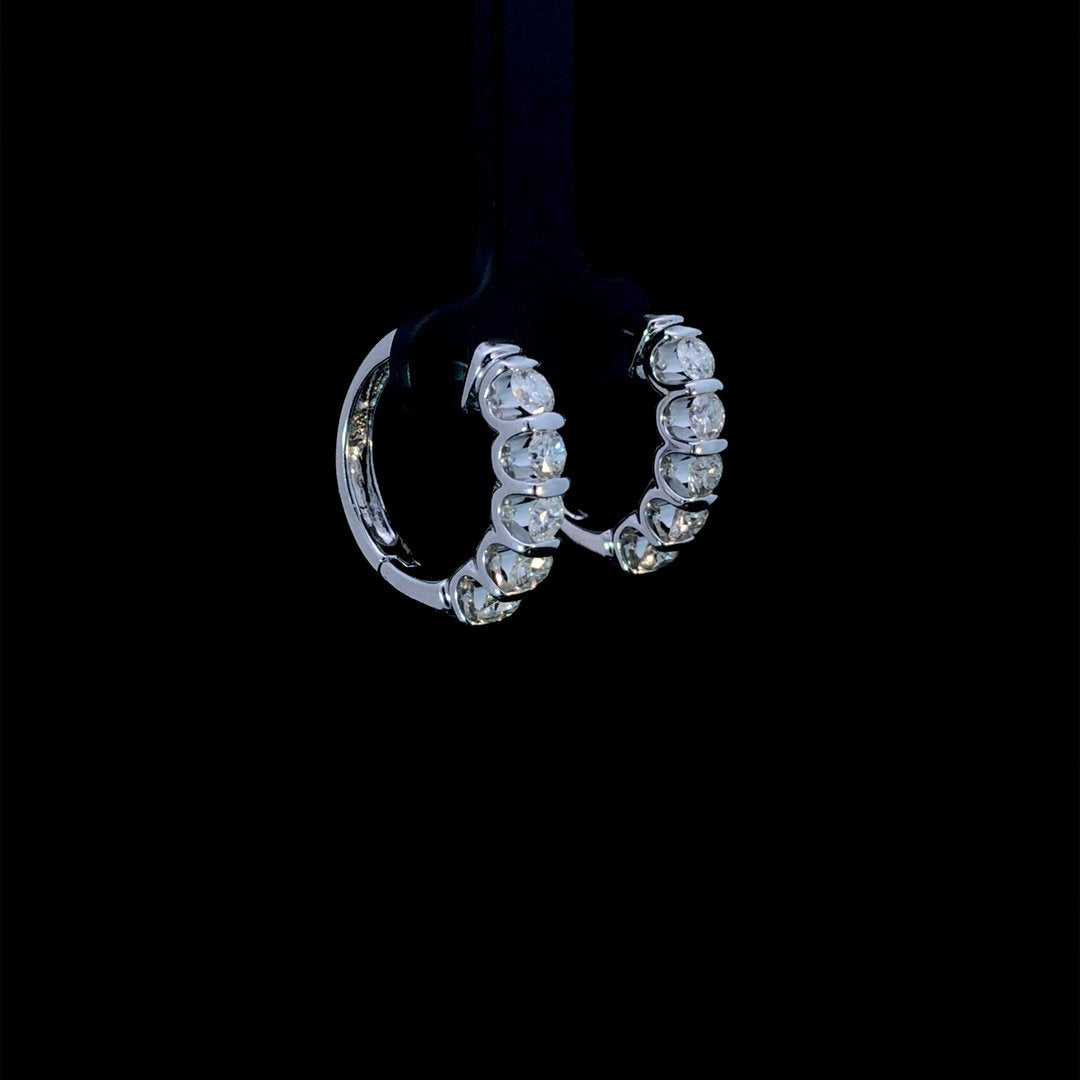 164231 - 2.00 ctw diamond hoops