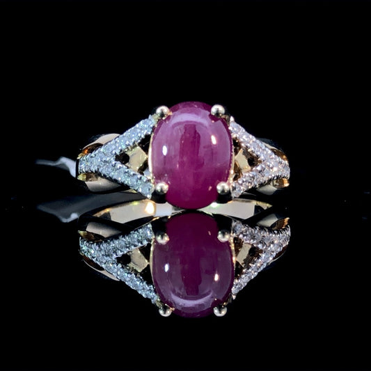156635 - Ruby and diamond ring