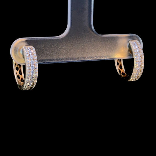 161001 - .50 ctw diamond earrings