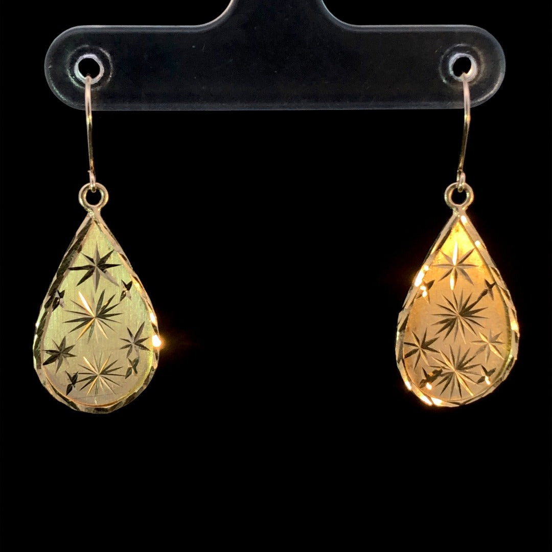 Gold earrings