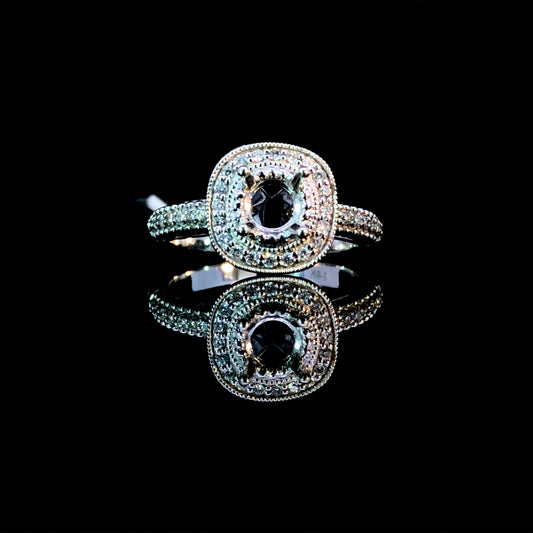 142176 - .22 ctw diamond semi mount