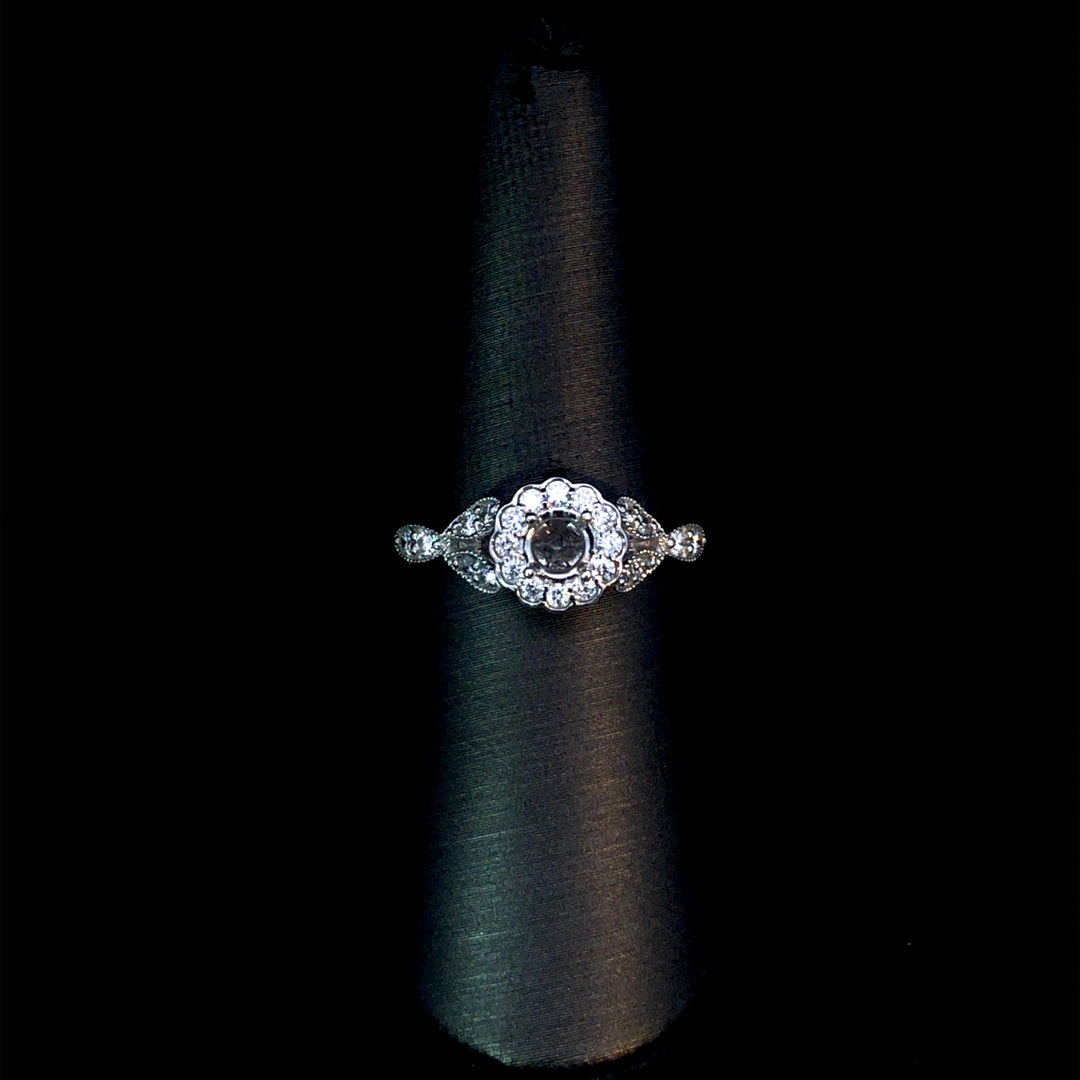 154544 - .40 ctw diamond semi mount