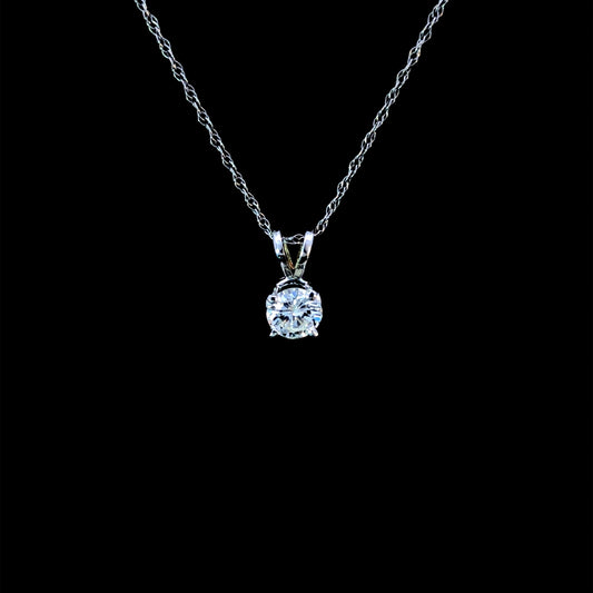 165647 - .45 ct diamond pendant