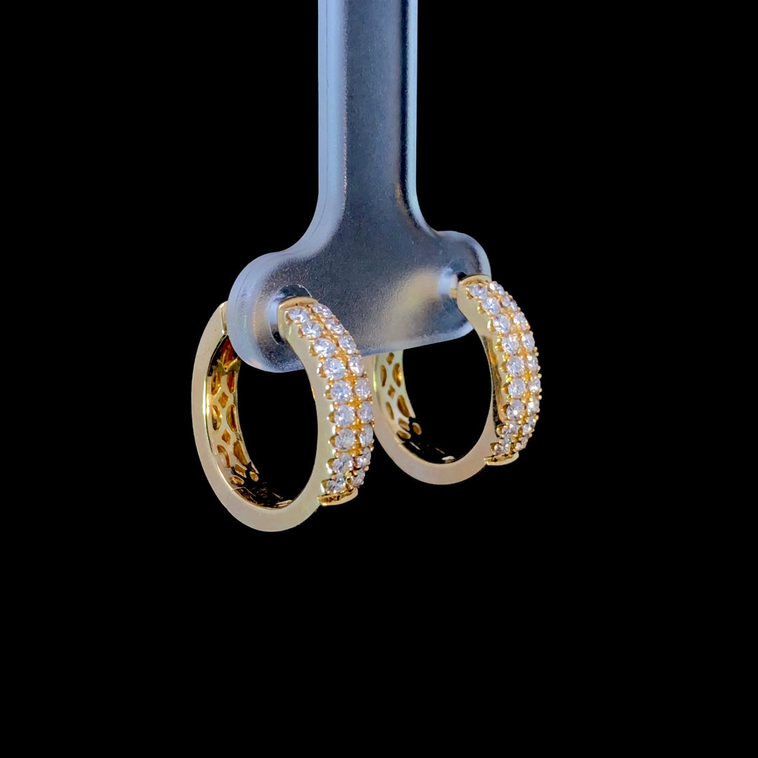 165389 - .50 ctw diamond hoops