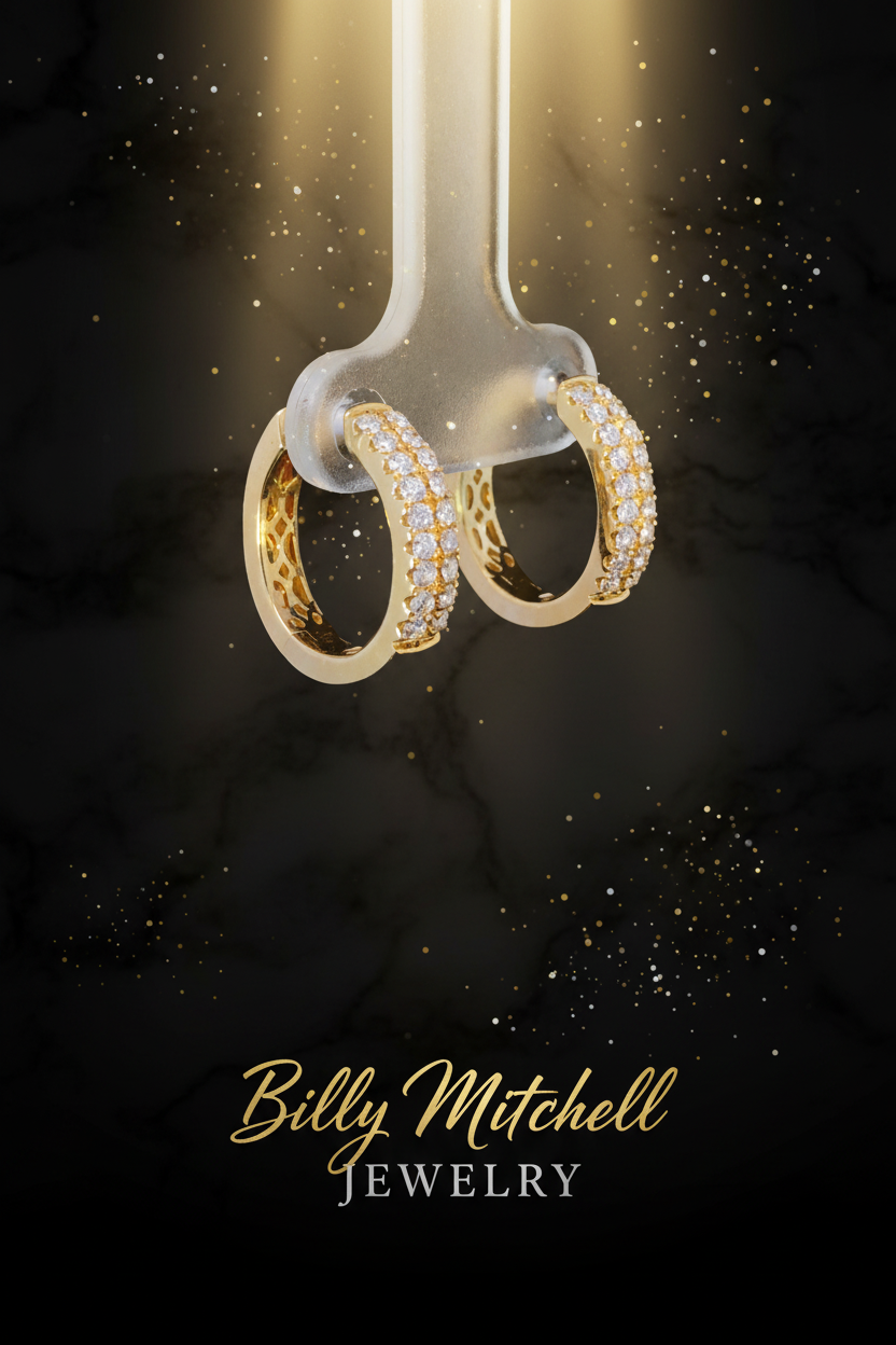 165389 - .50 ctw diamond hoops
