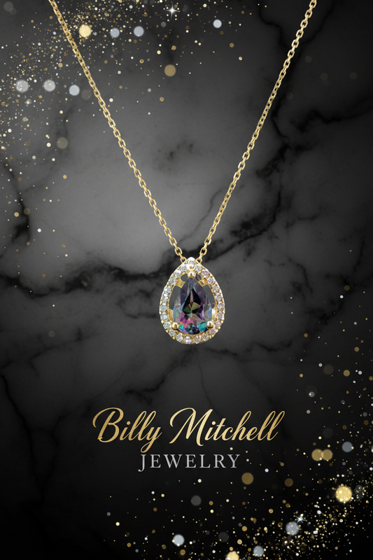 166448 - topaz and diamond pendant