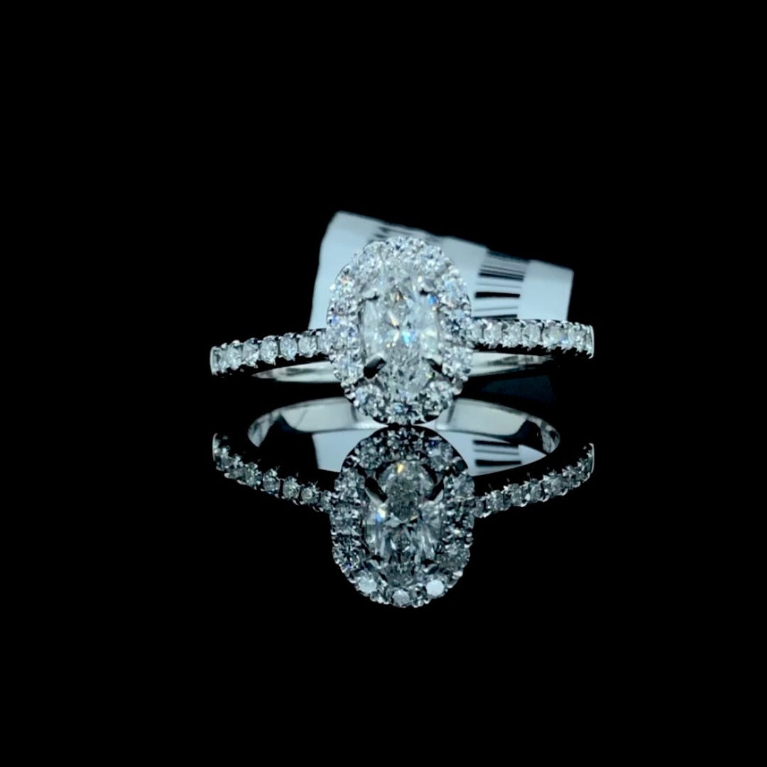 161190 - .87 ctw diamond ring