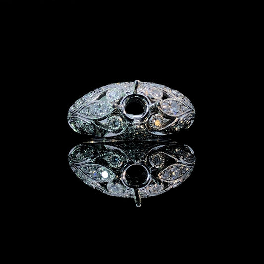 157069 - .51 ctw diamond semi mount