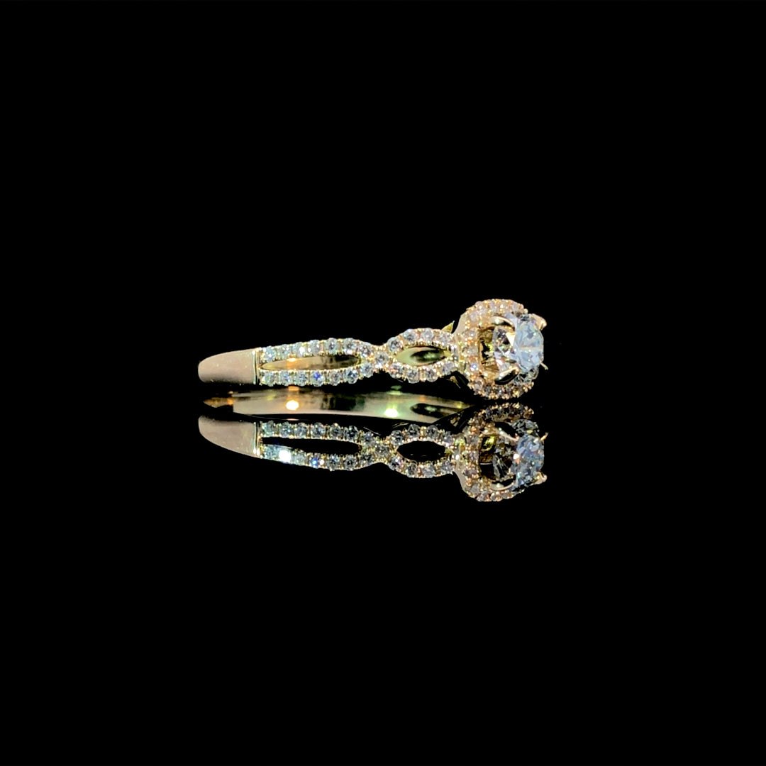 166488 - .80ctw diamond ring