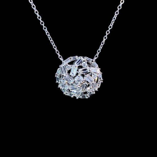 163142 - .79 ctw diamond necklace