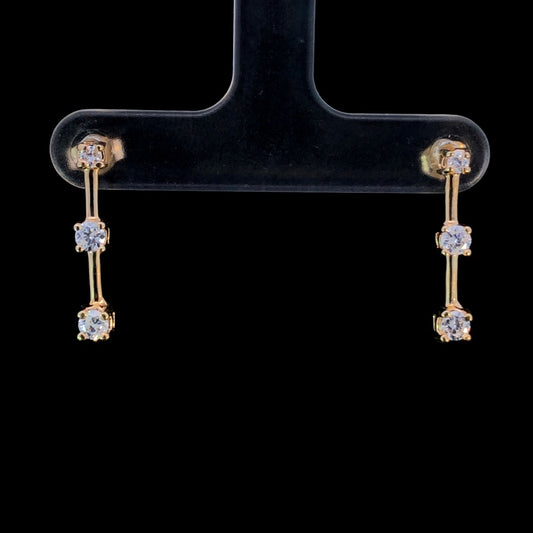 161775 - .44 ctw diamond earrings