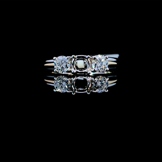 163152 - .62 ctw diamond semi mount