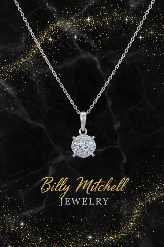 165440 - .33 ctw diamond pendant