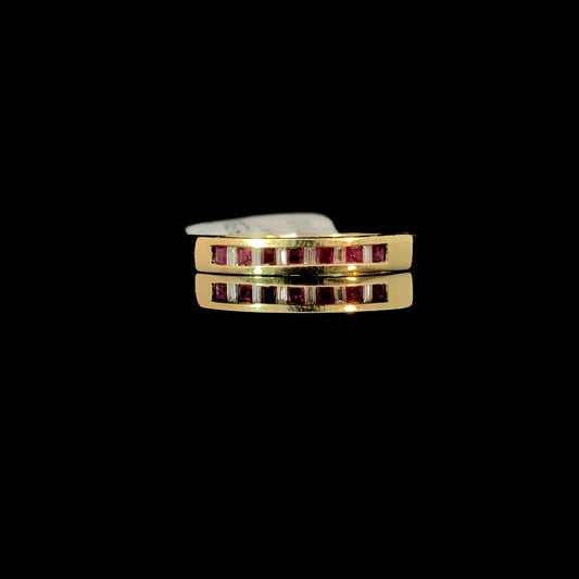 118530 - .50 ctw ruby and diamond ring
