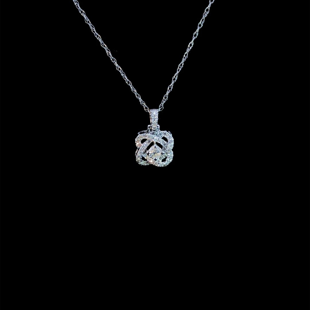 164105 - .25 ctw diamond pendant