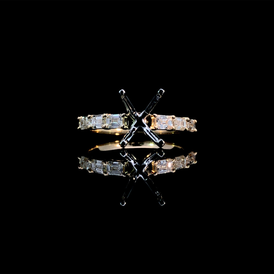 166349 - .53ctw diamond semi mount
